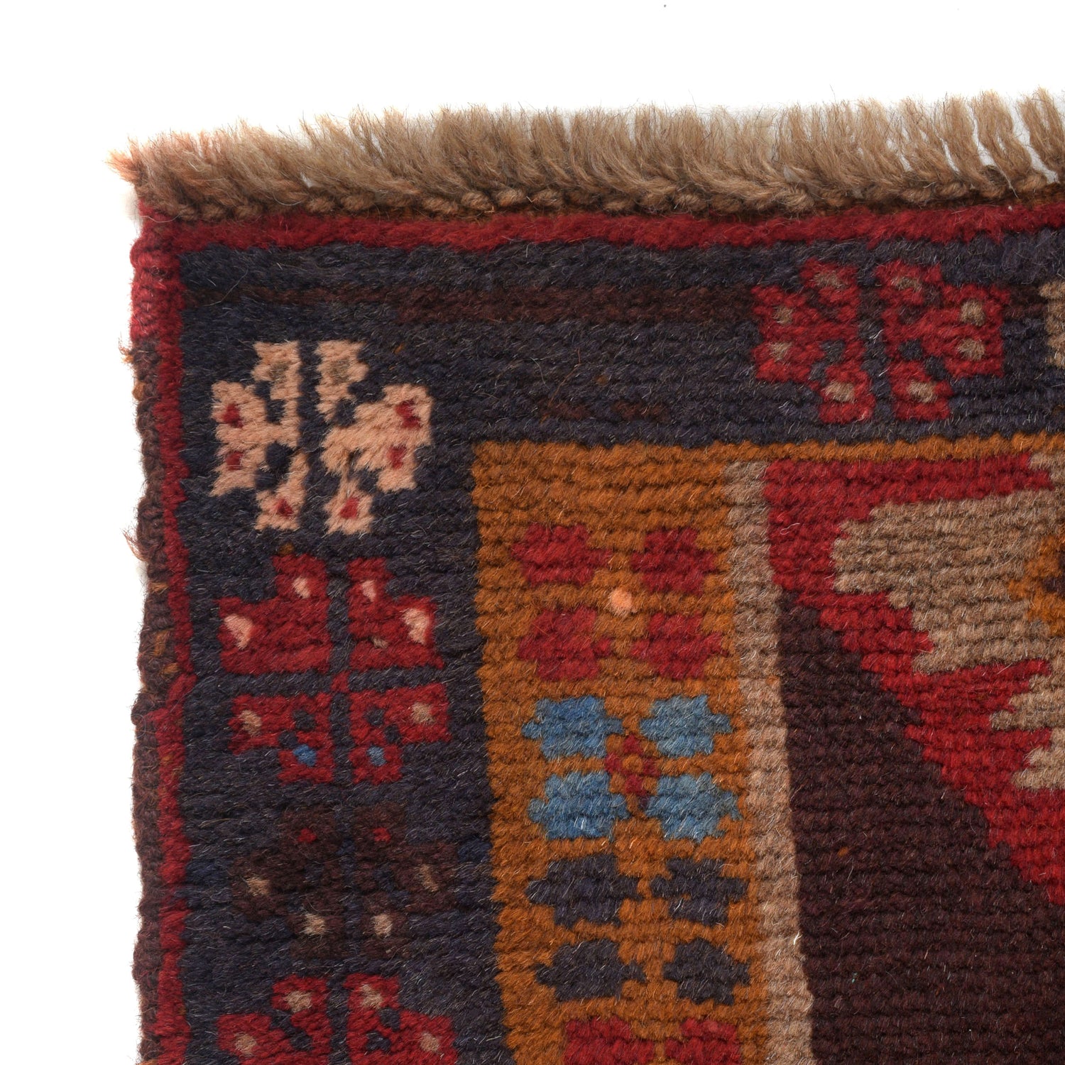 Kohistani Area Rug Handmade Multi Geometric 5x8 ft