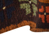 Kohistani Area Rug Handmade Orange Geometric 5x8 ft