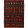 Kohistani Area Rug Handmade Multi Geometric 5x8 ft