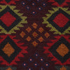 Kohistani Area Rug Handmade Multi Geometric 5x8 ft