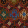 Kohistani Area Rug Handmade Light Brown Geometric 5x8 ft