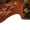 Kohistani Area Rug Handmade Light Brown Geometric 5x8 ft