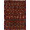 Kohistani Area Rug Handmade Multi Geometric 5x8 ft