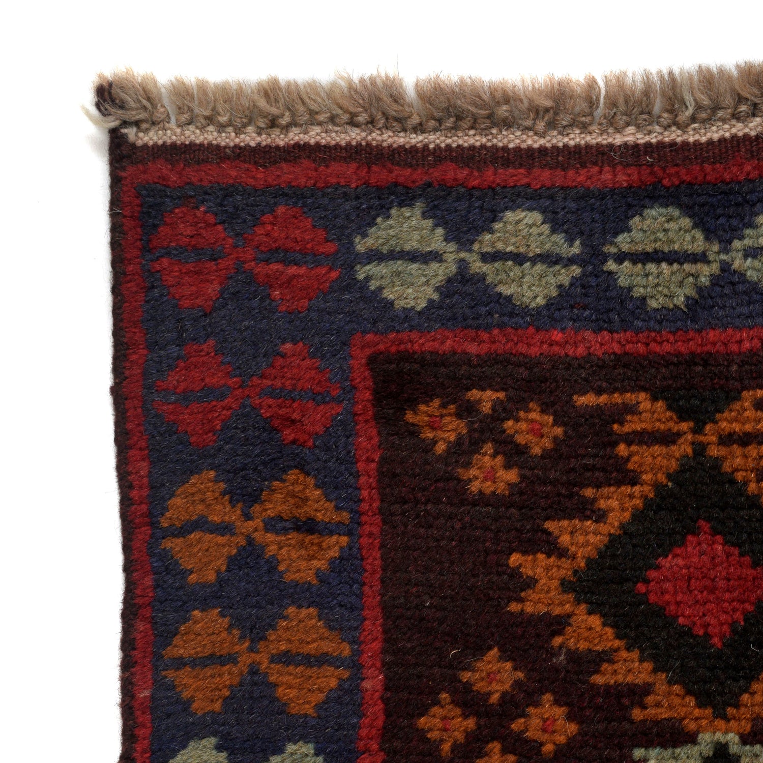 Kohistani Area Rug Handmade Multi Geometric 5x8 ft