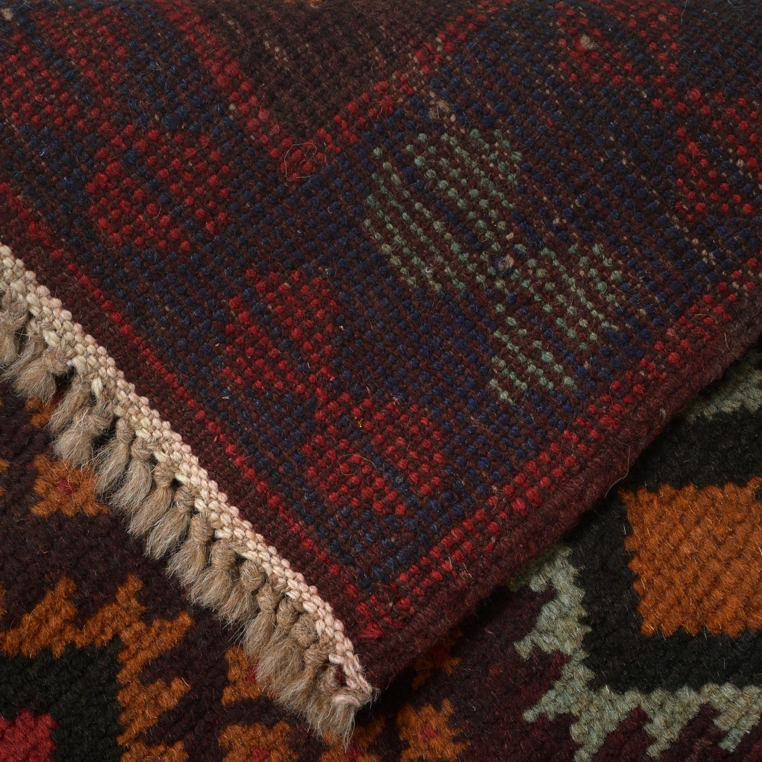 Kohistani Area Rug Handmade Multi Geometric 5x8 ft