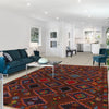 Kohistani Area Rug Handmade Brown Geometric 5x8 ft