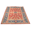 Heriz Area Rug Handmade Red Medallion 4x6 ft