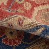 Heriz Area Rug Handmade Red Medallion 4x6 ft