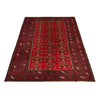 Baluchi Rug Handmade Deep Red Floral 7x10 ft