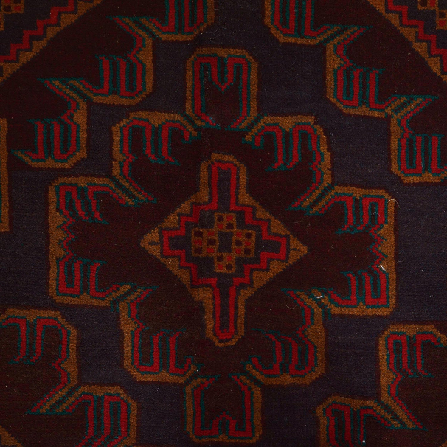 Baluchi Rug Handmade Multi Geometric 7x10 ft