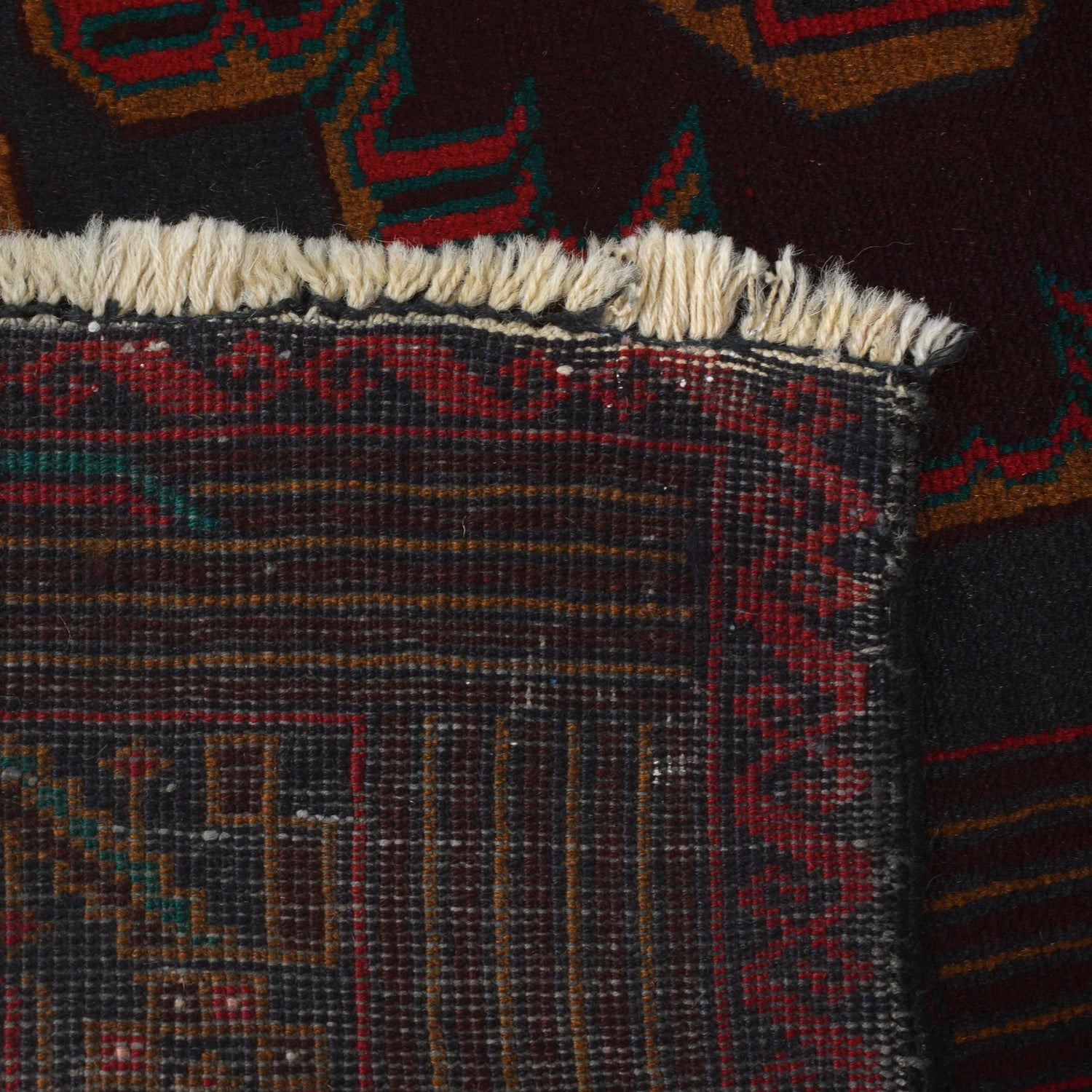Baluchi Rug Handmade Multi Geometric 7x10 ft