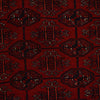 Bokhara Rug Handmade Vibrant Red Medallion 4x6 ft