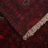 Bokhara Rug Handmade Vibrant Red Medallion 4x6 ft