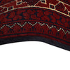 Khoja Roshnai Area Rug Handmade Deep Red Floral 7x10 ft