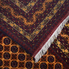 Khoja Roshnai Area Rug Handmade Orange Floral 7x10 ft