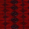 Bokhara Rug Handmade Vibrant Red Medallion 7x10 ft