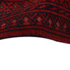 Bokhara Rug Handmade Vibrant Red Medallion 7x10 ft