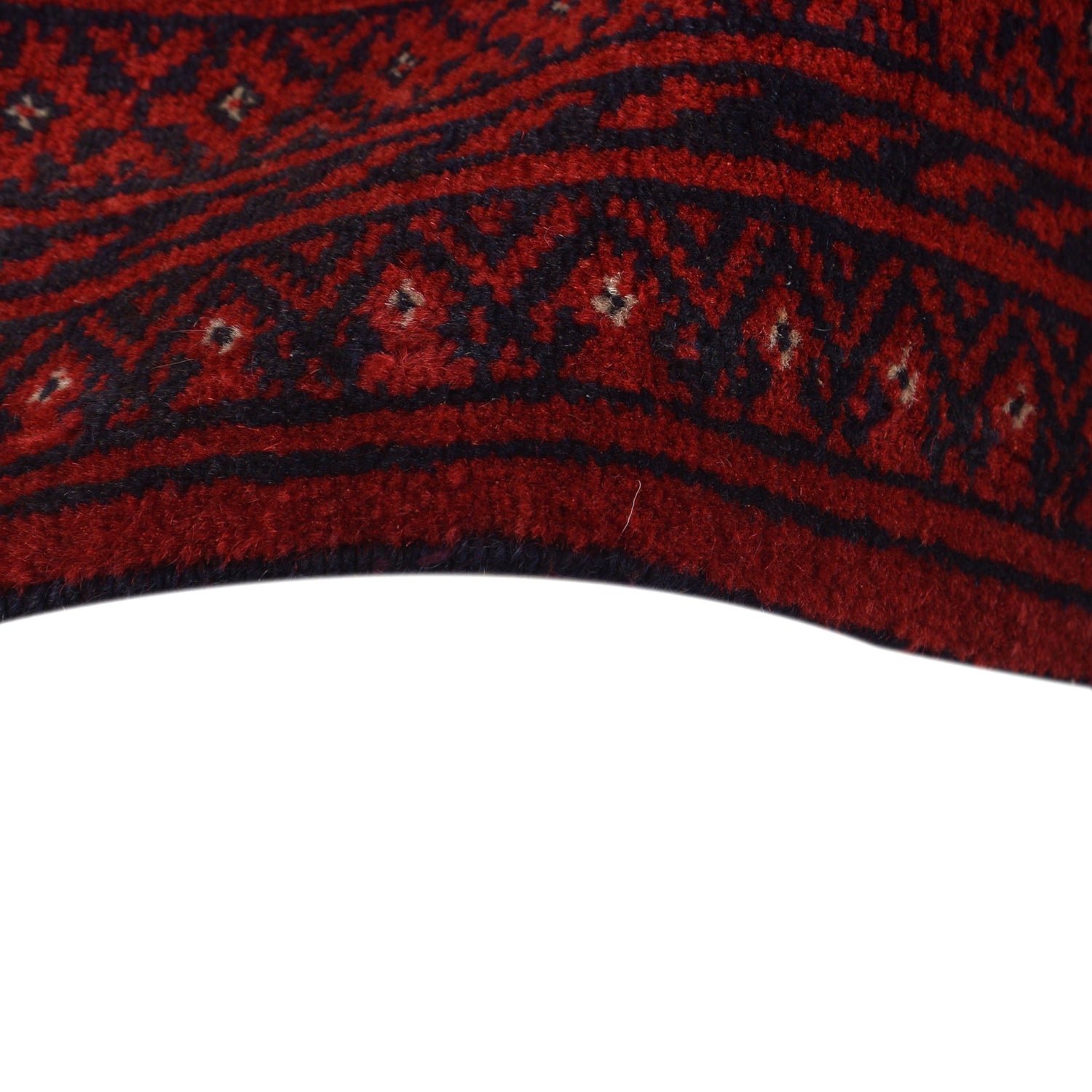 Bokhara Rug Handmade Vibrant Red Medallion 7x10 ft