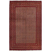 Khoja Roshnai Area Rug Handmade Beige Floral 7x10 ft