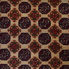 Khoja Roshnai Area Rug Handmade Beige Floral 7x10 ft
