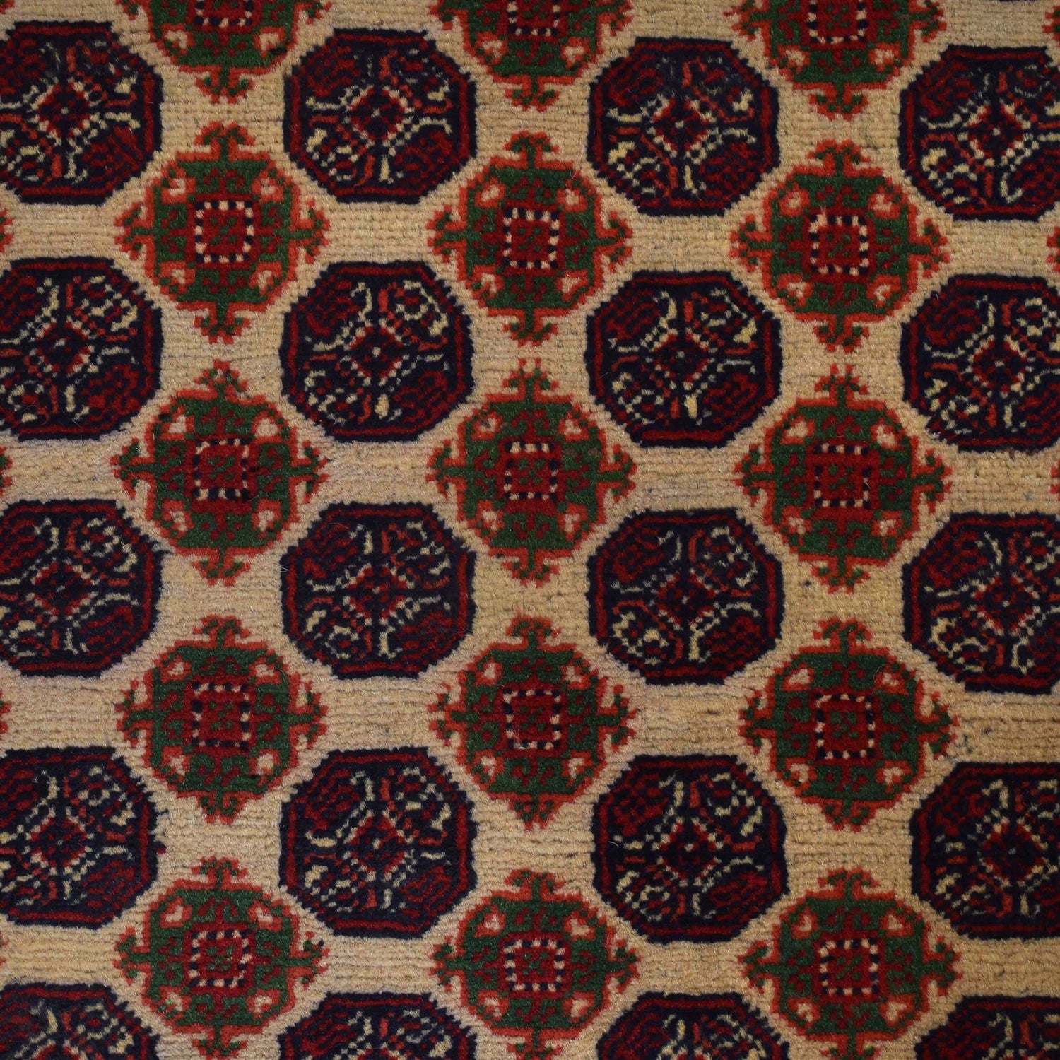 Khoja Roshnai Area Rug Handmade Beige Floral 7x10 ft