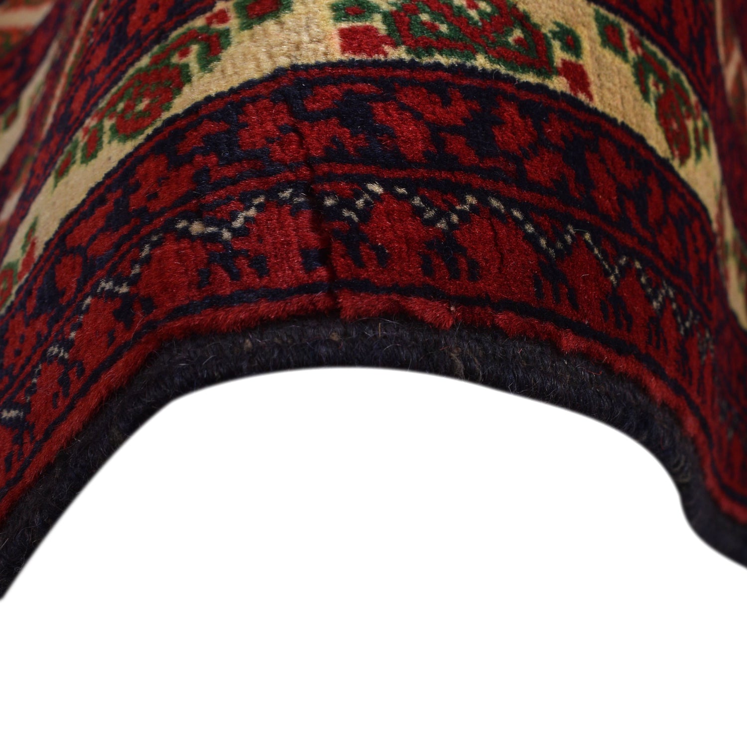 Khoja Roshnai Area Rug Handmade Beige Floral 7x10 ft