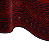 Bokhara Rug Handmade Vibrant Red Medallion 7x10 ft