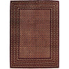 Khoja Roshnai Area Rug Handmade Beige Floral 7x10 ft