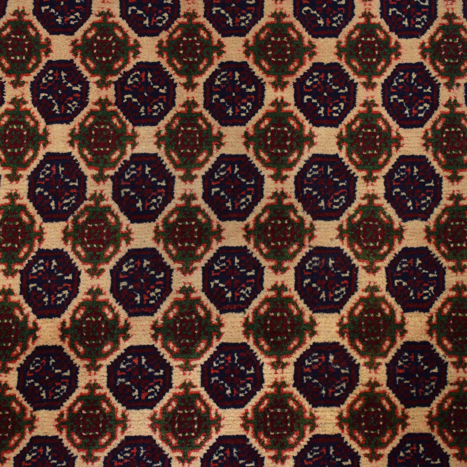 Khoja Roshnai Area Rug Handmade Beige Floral 7x10 ft
