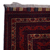 Khoja Roshnai Area Rug Handmade Deep Red Floral 7x10 ft