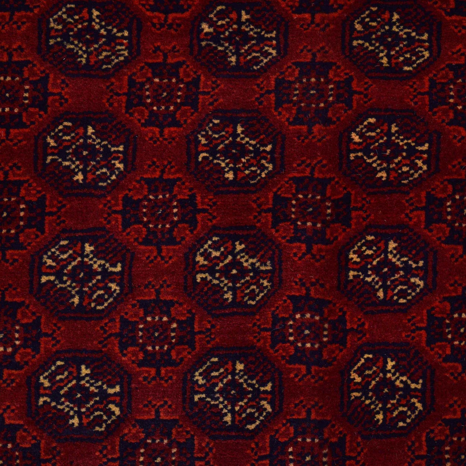 Khoja Roshnai Area Rug Handmade Deep Red Floral 7x10 ft
