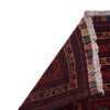 Khoja Roshnai Area Rug Handmade Deep Red Floral 7x10 ft