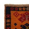 Kohistani Area Rug Handmade Orange Geometric 5x8 ft