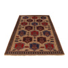 Baluchi Rug Handmade Tan Floral 6x9 ft