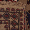 Baluchi Rug Handmade Tan Floral 6x9 ft