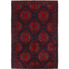 Baluchi Rug Handmade Navy Blue Geometric 7x10 ft