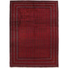 Khoja Roshnai Area Rug Handmade Red Floral 7x10 ft
