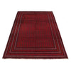 Khoja Roshnai Area Rug Handmade Red Floral 7x10 ft