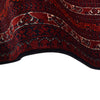 Khoja Roshnai Area Rug Handmade Red Floral 7x10 ft