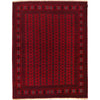 Bokhara Rug Handmade Vibrant Red Medallion 8x10 ft