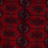 Bokhara Rug Handmade Vibrant Red Medallion 8x10 ft