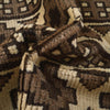 Natural Baluch Area Rug Handmade Ivory Floral 6x9 ft
