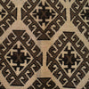 Natural Baluch Area Rug Handmade White Floral 6x9 ft