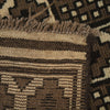Natural Baluch Area Rug Handmade White Floral 6x9 ft