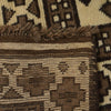 Natural Baluch Area Rug Handmade Ivory Floral 6x9 ft