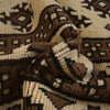 Natural Baluch Area Rug Handmade Ivory Floral 6x9 ft