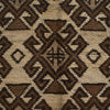 Natural Baluch Area Rug Handmade White Floral 6x9 ft