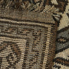 Natural Baluch Area Rug Handmade White Floral 6x9 ft