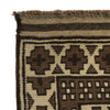 Natural Baluch Area Rug Handmade Ivory Floral 6x9 ft
