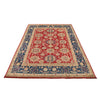 Heriz Area Rug Handmade Red Medallion 5x8 ft